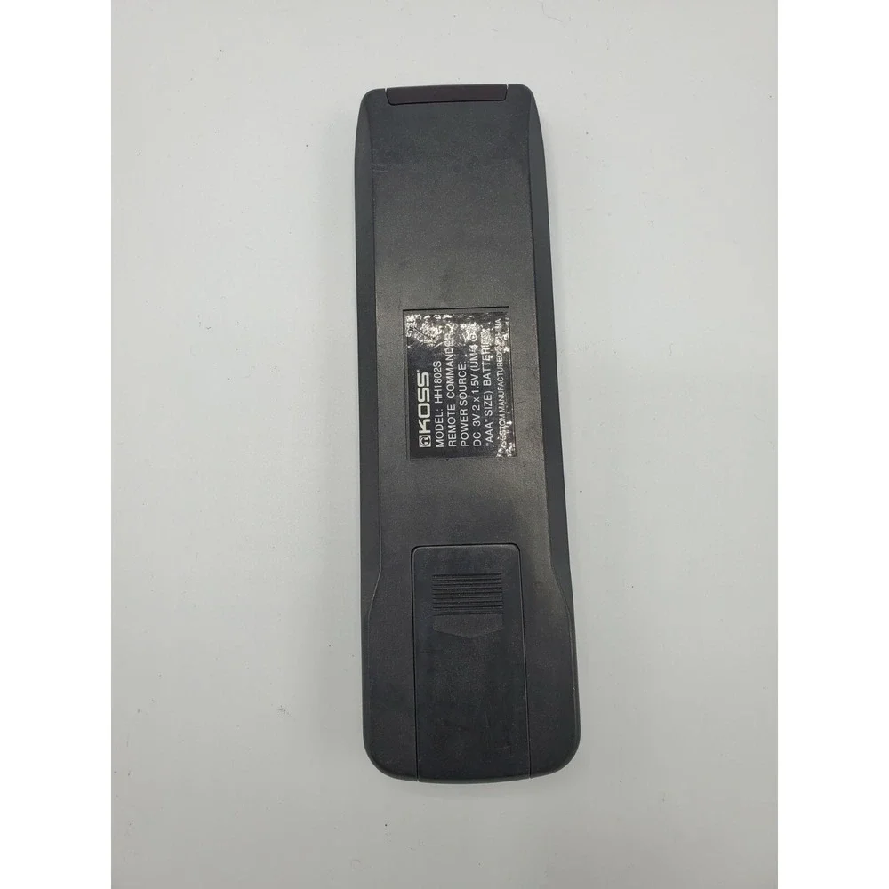 KOSS REMOTE CONTROLLER MODEL‎ HH1802S REMOTE COMMANDER